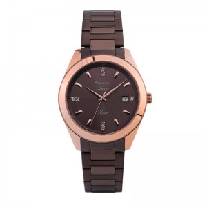 Alexandre Christie AC 2948 Rosegold Brown LDBROBO